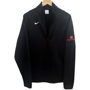 Nike Dri Fit Pullover Mens Medium Black Quarter Zip Fiesta Bowl Athletic Top